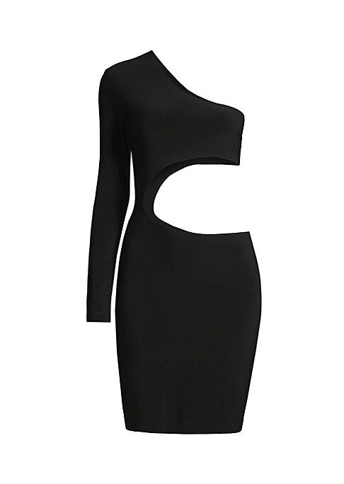 Asymmetrical Cut-Out Dress