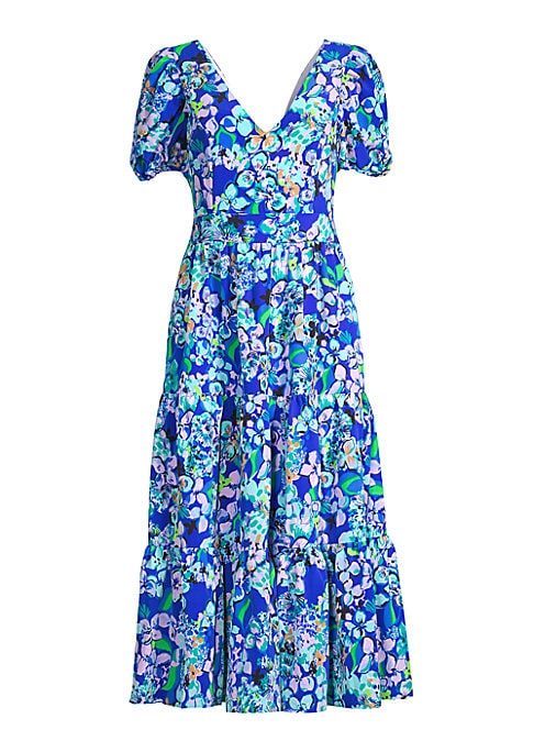 Floral Elegance Midi Dress