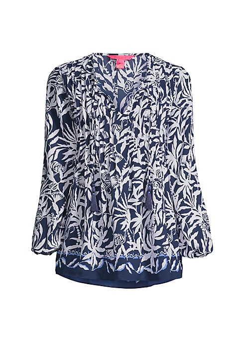 Floral Tassel Charm Top