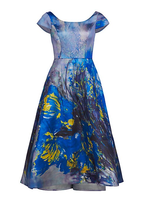 Floral Elegance Midi-Dress