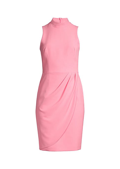 Elegant Draped Sheath Dress