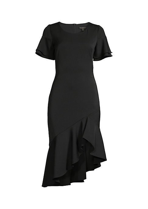 Asymmetric Ruffle Dress