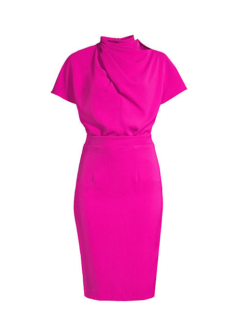 Cowl Charm Midi Dress