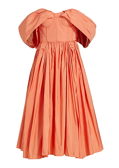 Dramatic Sleeve Flare Dress