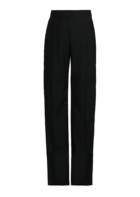 Sleek Wool Tailored Trousers