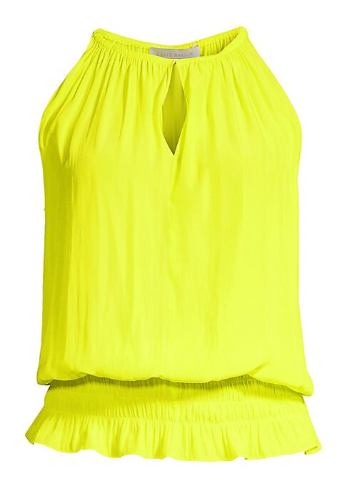 Chic Gathered Blouson Top