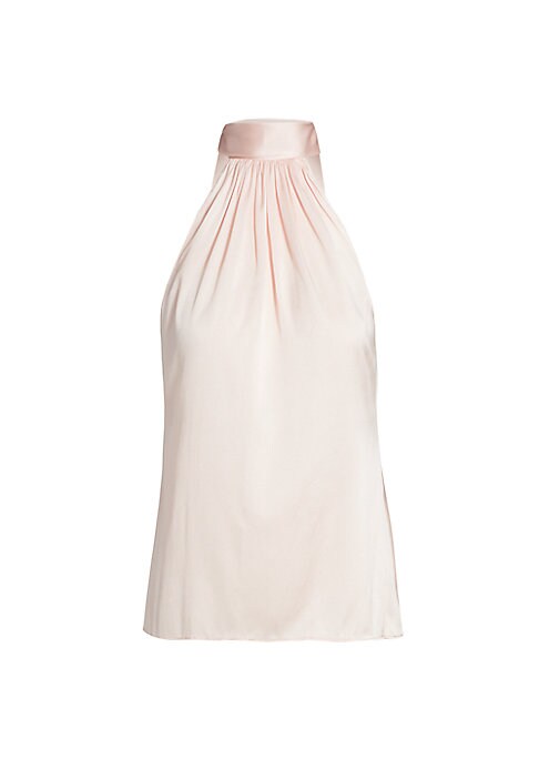 Silk Choker Bow Top