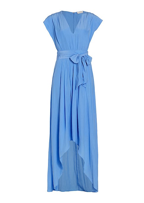 Satin High-Low Dress