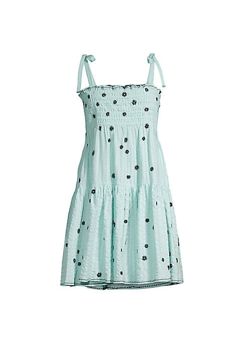 Floral Tie-Shoulder Dress