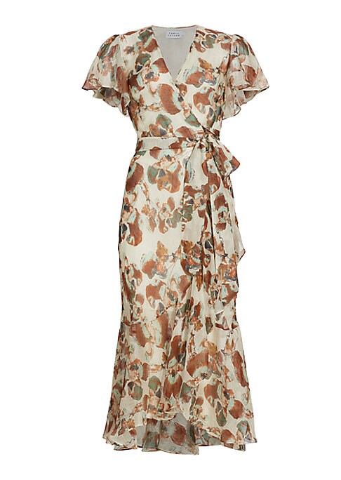 Chic Flutter Wrap Dress