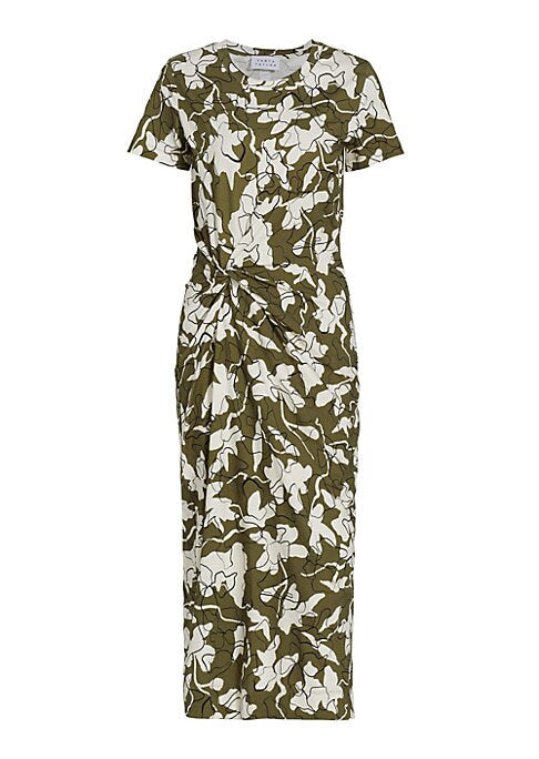 Floral Knot Maxi Dress