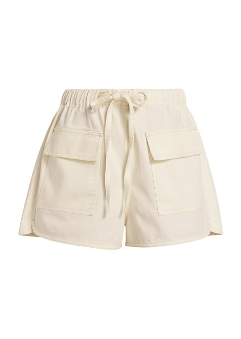 Casual Drawstring Denim Shorts