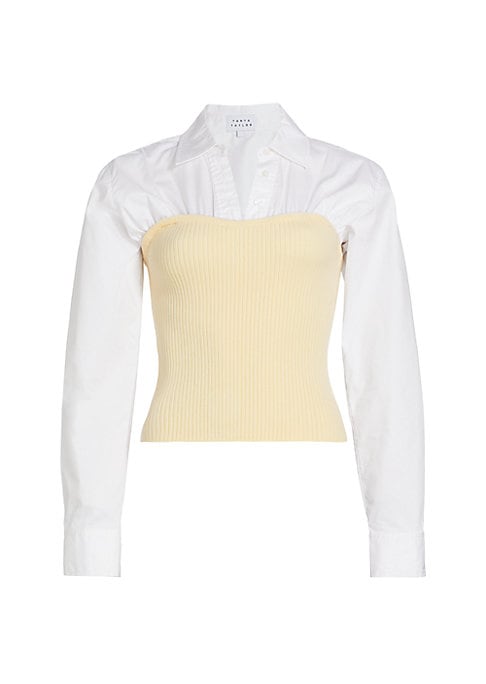 Chic Contrast Blouse