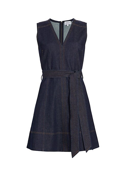 Chic Denim Tie Dress