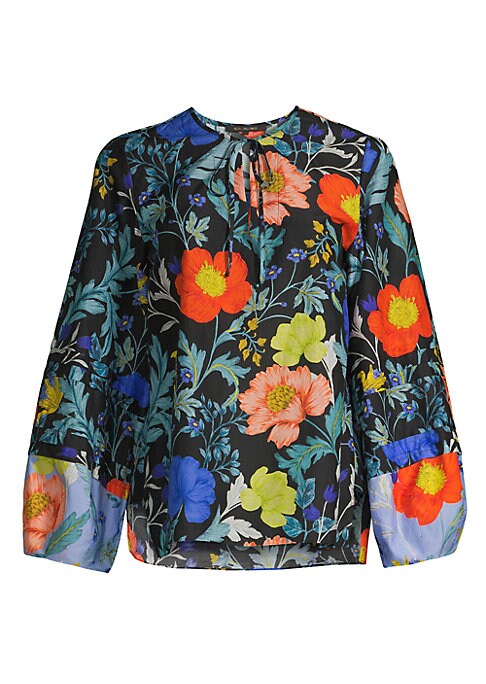 Botanical Tie Blouse