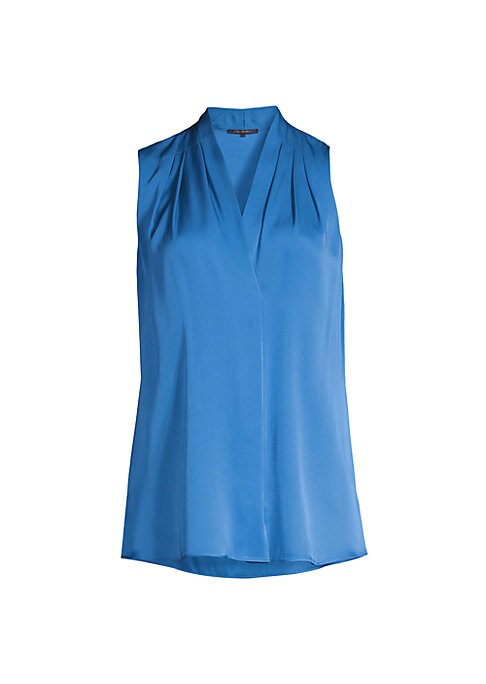 Draped Silk Elegance Blouse