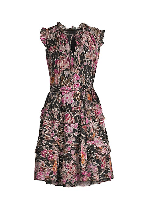 Floral Ruffle Tiered Dress