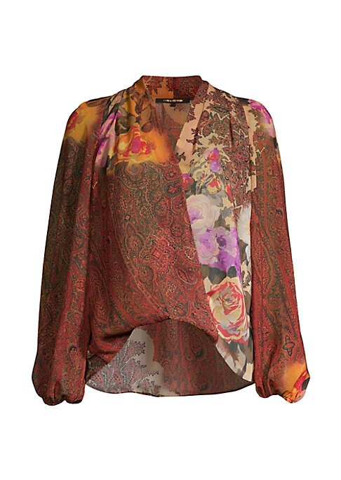 Floral V-Neck Elegance