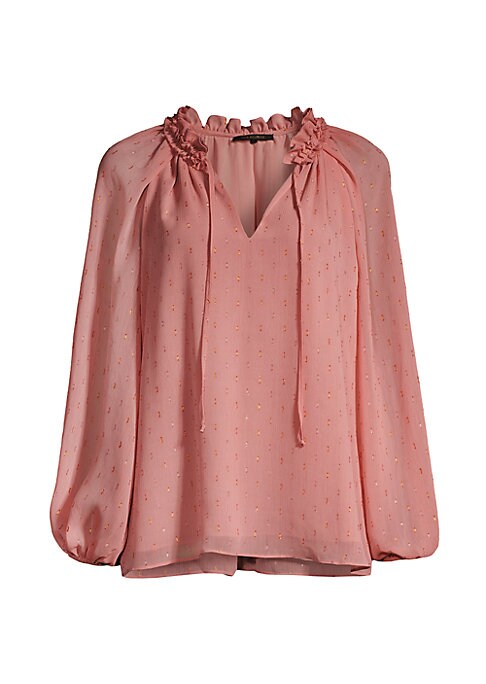 Shimmer Ruffle Top
