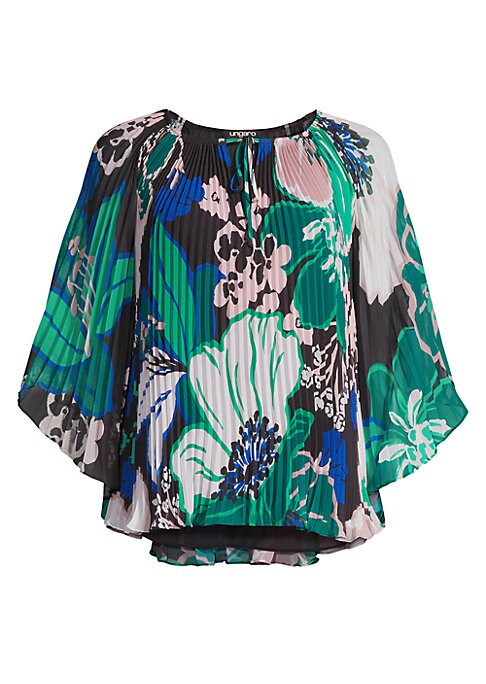 Floral Chiffon Flutter Top