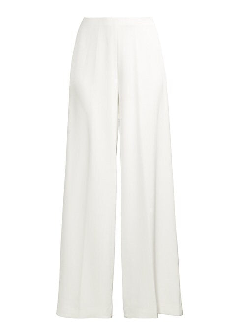 Satin Flow Wide-Leg Trousers