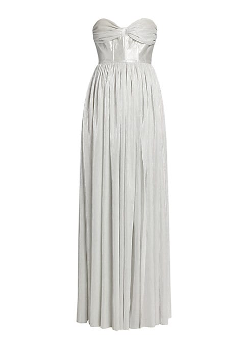 Sweetheart Pleat Gown
