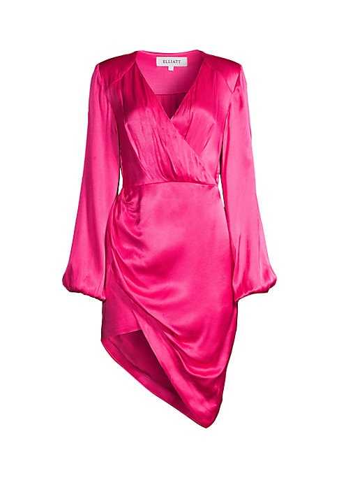Lustrous Satin Asymmetric Gown