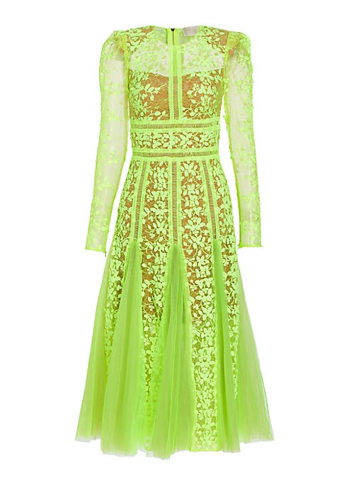 Floral Lace Tulle Dress