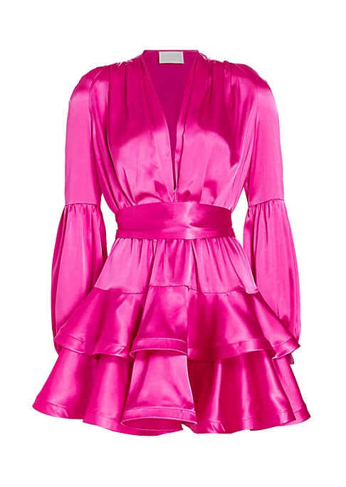Satin Chic Mini Dress