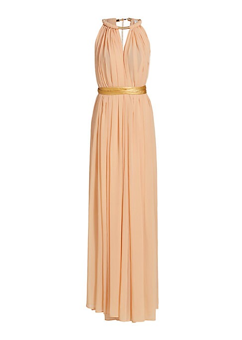 Metallic Silhouette Gown