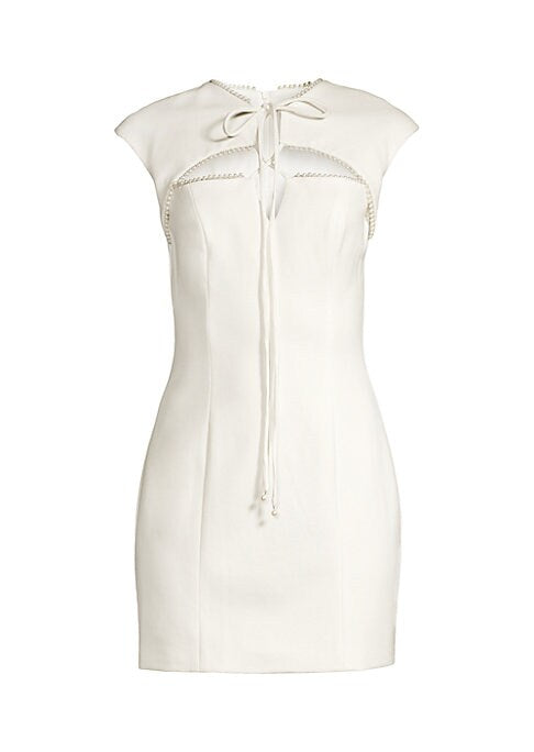 Lace-Up Charm Dress