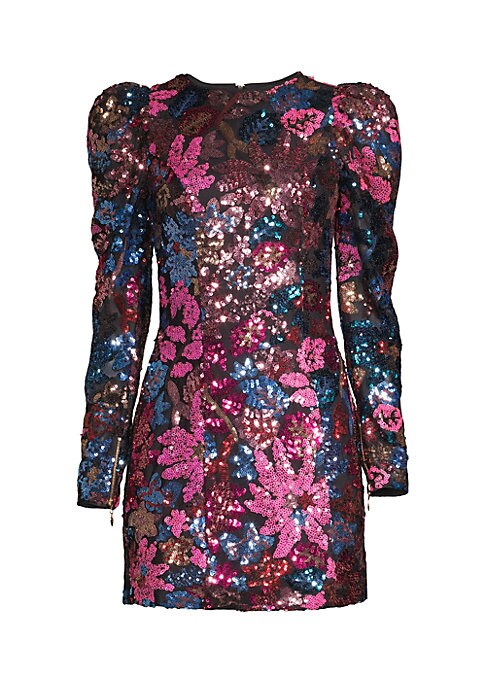 Sparkle Floral Minidress