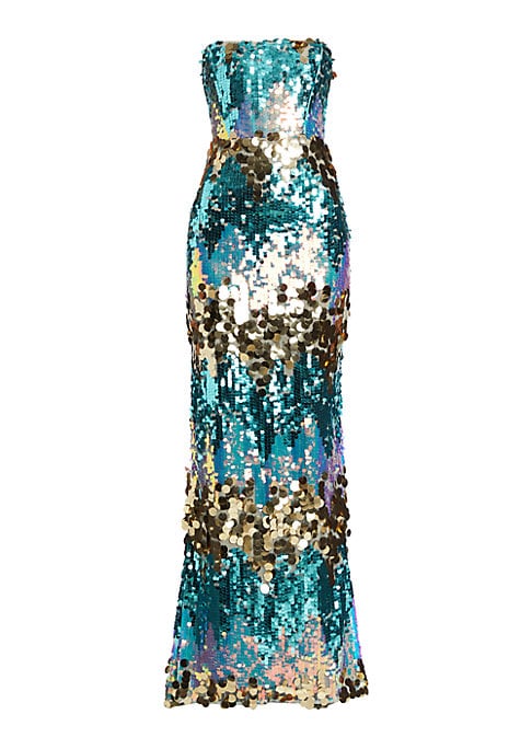 Glamourous Sequin Evening Dress