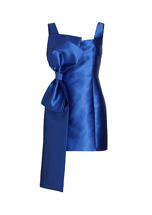 Chic Satin Bow Dress