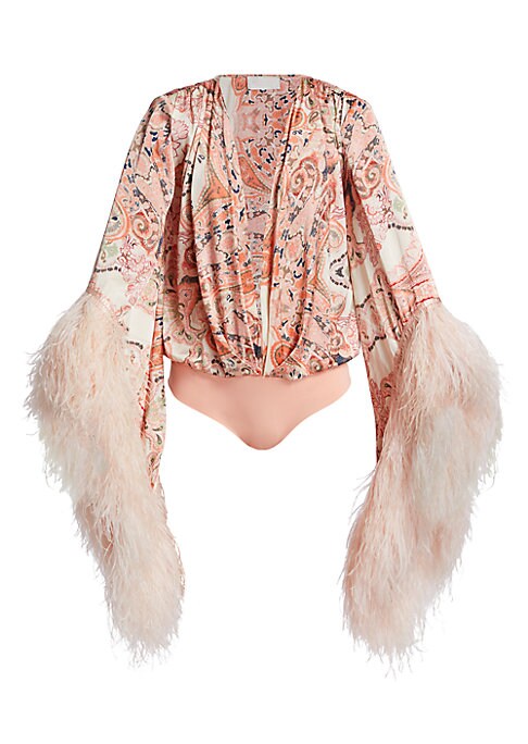 Feathered Elegant Bodysuit