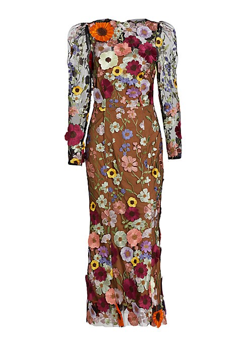 Floral Elegance Midi-Dress