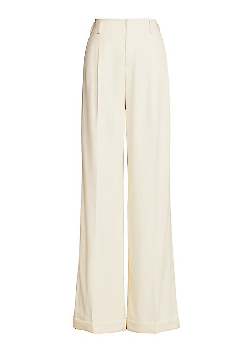Elevated Wool Wide-Leg Trousers