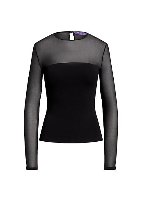Chic Sheer Long Sleeve Top