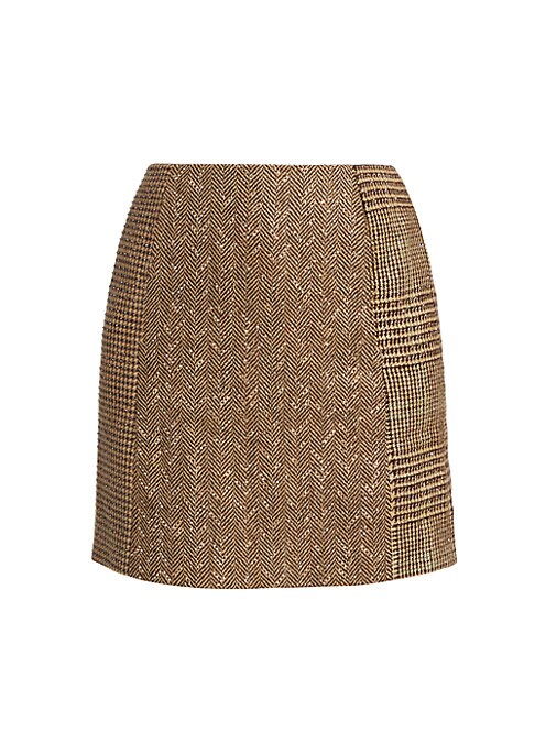 Shimmering Patchwork Miniskirt