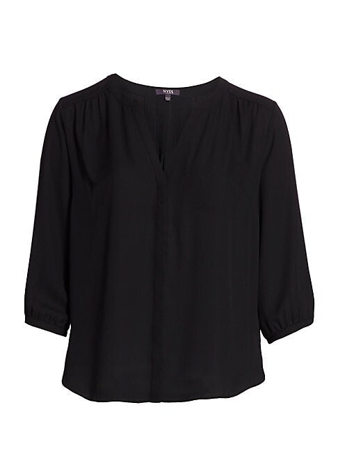 Polished V-Neck Top