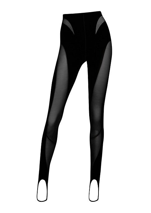 Sculpted Mesh Leggings