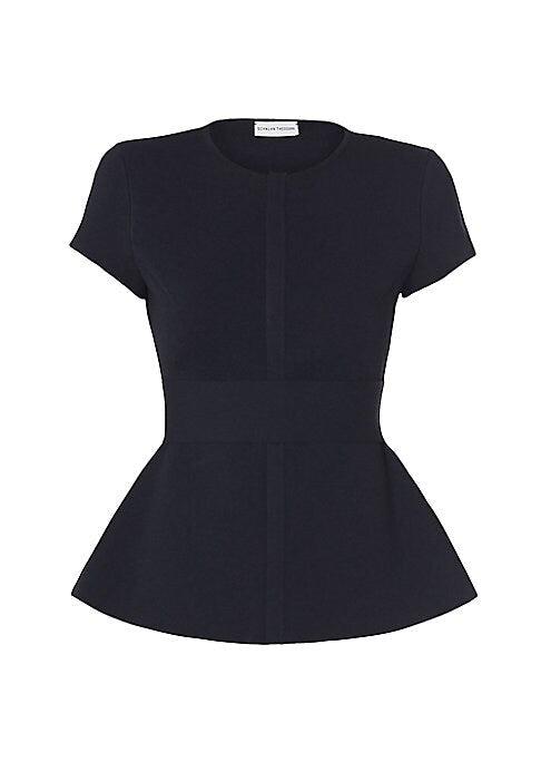 Chic Curved Hem Jacket
