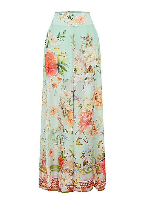 Floral Silk Flow Pants