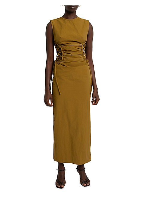 Tied Elegance Midi-Dress