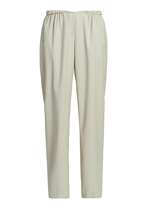 V'd Waistband Straight Trousers