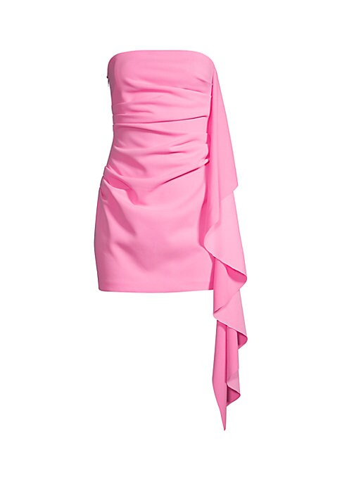 Ruffled Square Neck Mini Dress
