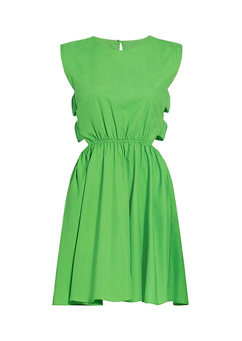 Cut-Out Flare Minidress