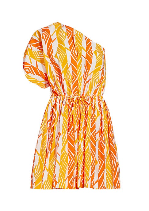 Colorful Flare Minidress