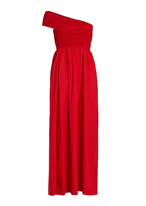 Cozy One-Shoulder Maxi Dress