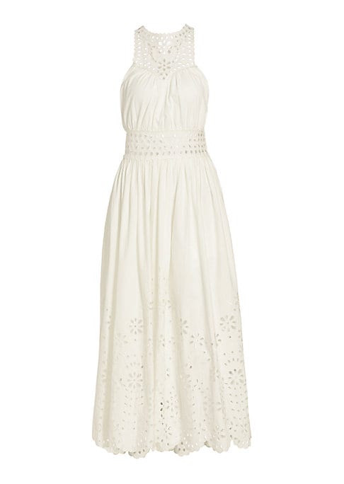 Ethereal Eyelet Maxi Dress